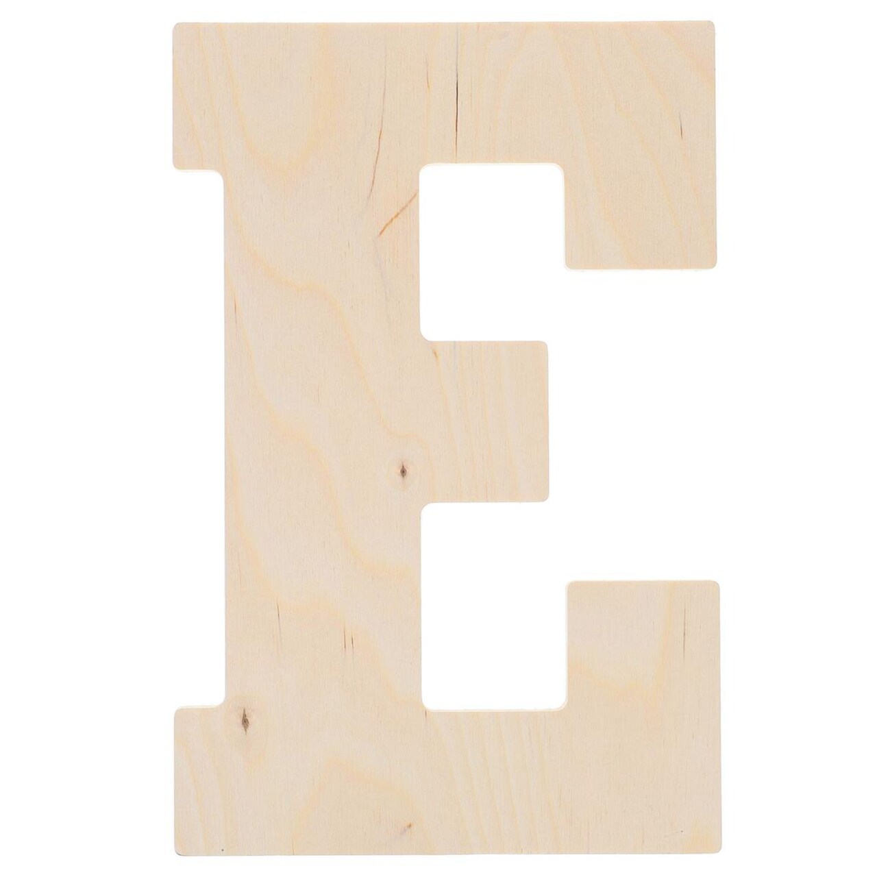 Good Wood by Leisure Arts Letter 13" E, Wooden Letters, Wood Letters, Wooden Letters Wall Decor, Large Wooden Letters, Wooden Letters 13 Inch, Small Wooden Letters for Crafts
